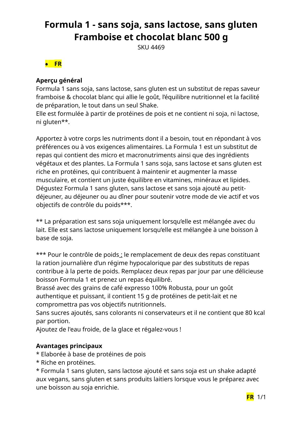 Proteingetränk (VE)