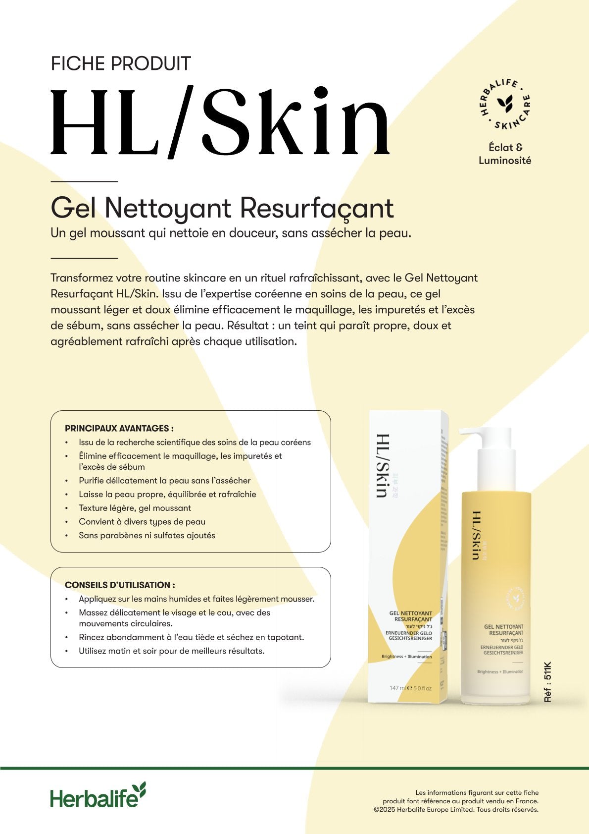 HL/Skin Gel Nettoyant Resurfaçant
