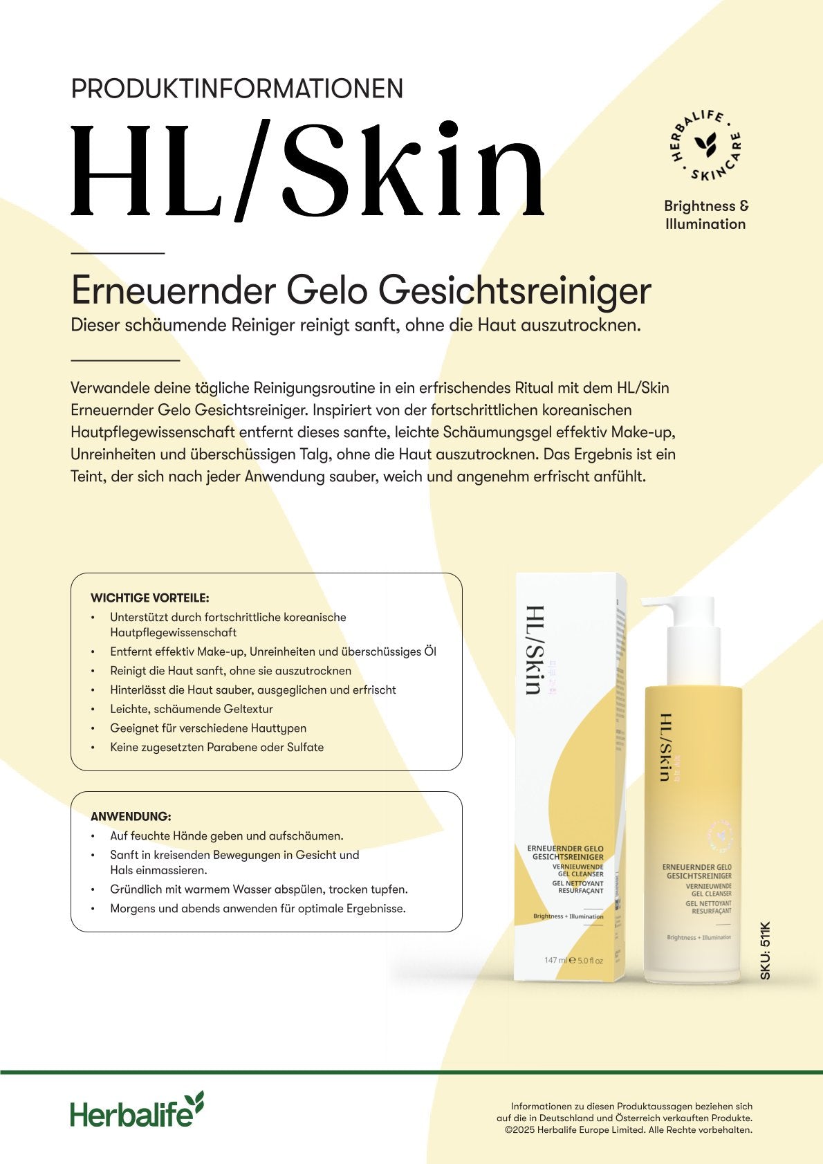 HL/Skin Gel Nettoyant Resurfaçant
