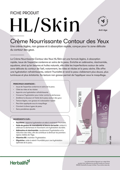 HL/Skin Crème Nourrissante Contour des Yeux