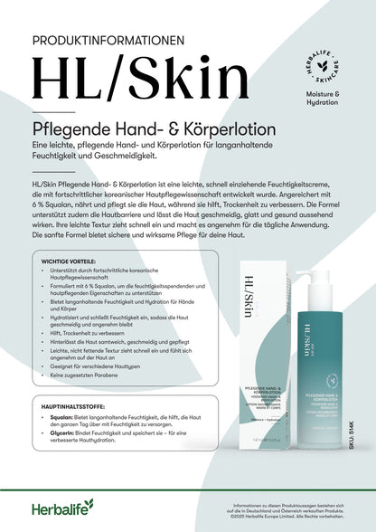 HL/Skin Lotion Nourrissante Mains et Corps