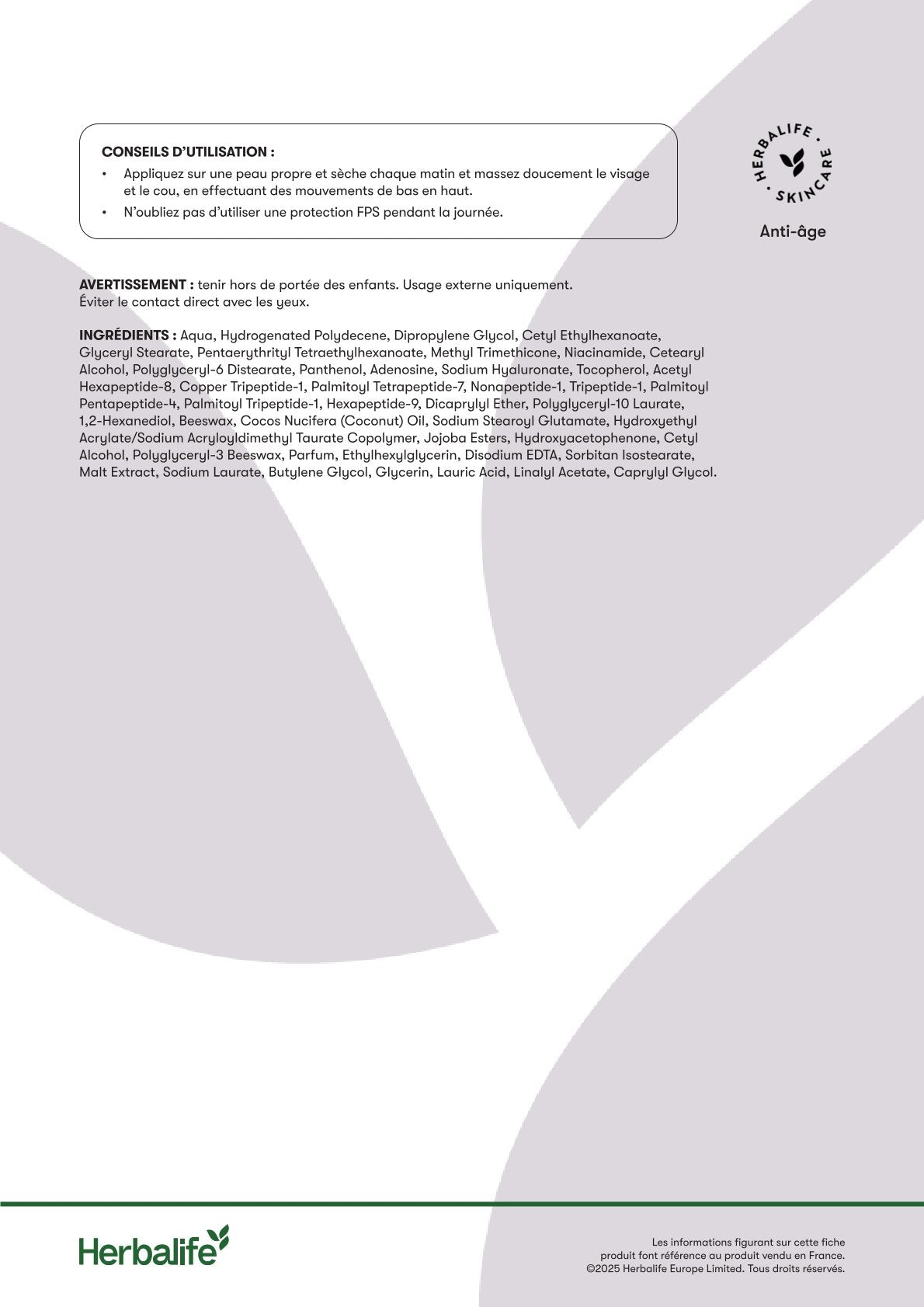 HL/Skin Crème Tension Ultime