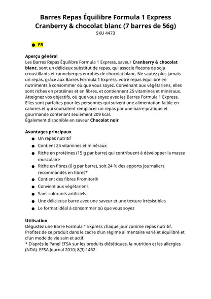Formula 1 Express Riegel