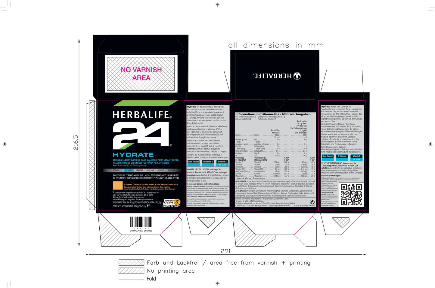 H24 Hydrate électrolyte