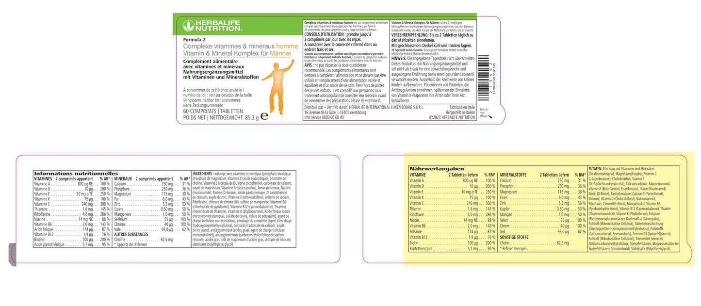 Complexe vitamines & minéraux